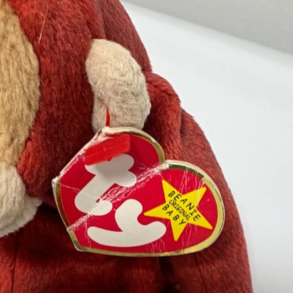 RARE  Ty Beanie Baby named Schweetheart the Orangutan